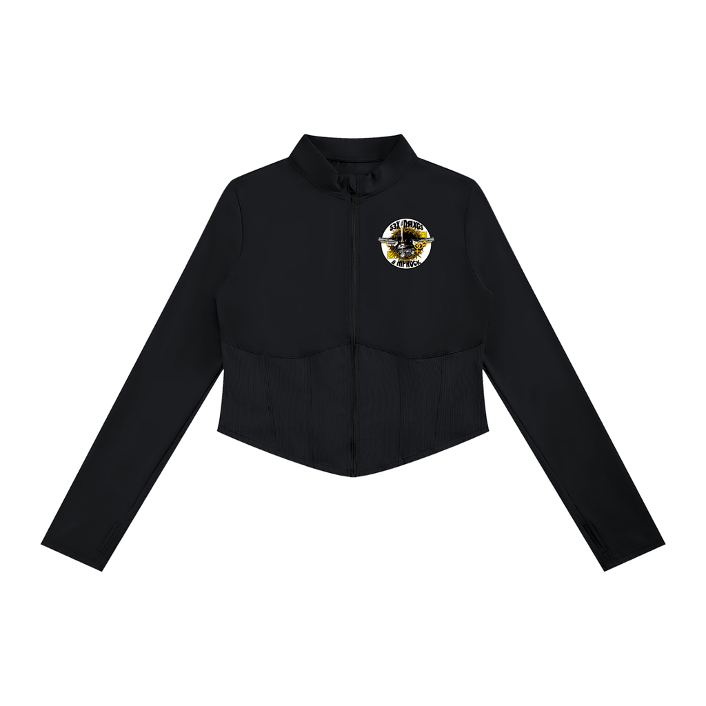 Women's Slim Fit Full-Zip Yoga Jacket
