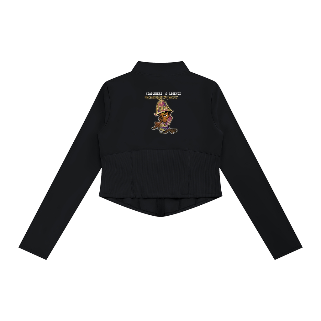 Women's Slim Fit Full-Zip Yoga Jacket
